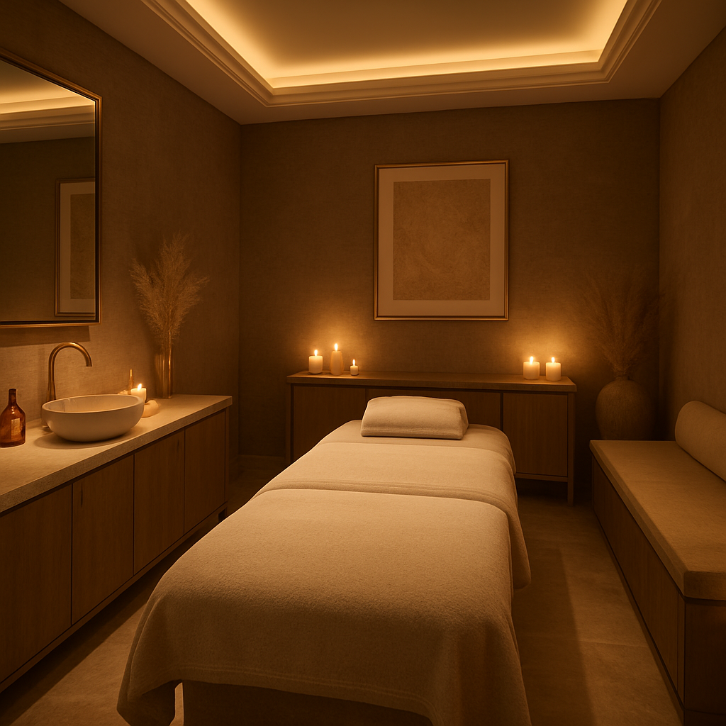 Luxury spa interior